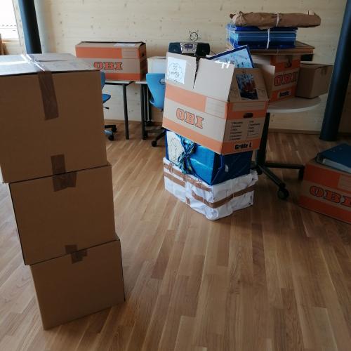 Und noch mehr Kisten! 