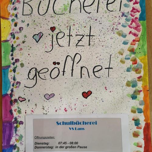 Bücherei geöffnet!