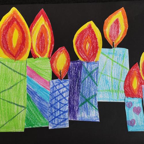 Wenn die Kerzen brennen