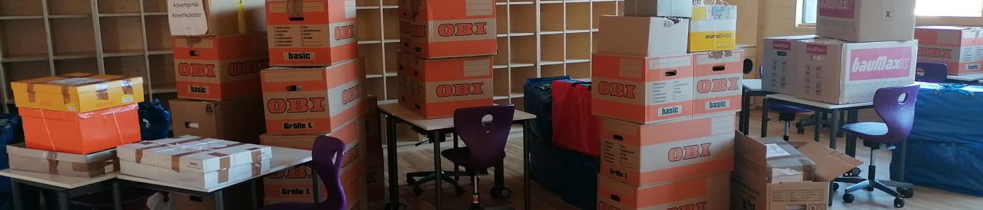 Jetzt gehts ans auspacken! 